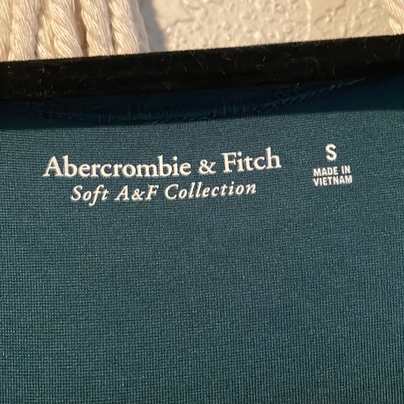 NWOT Abercrombie Long Sleeve Ponte Square Neck Bodysuit - Picture 4 of 8